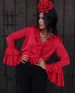 camisa de flamenca roja
