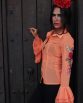 camisa flamenca naranja